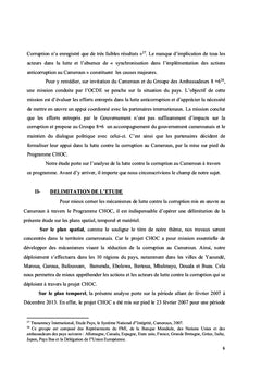 Le projet Changer d'Habitudes, s'Opposer à la Corruption au Cameroun