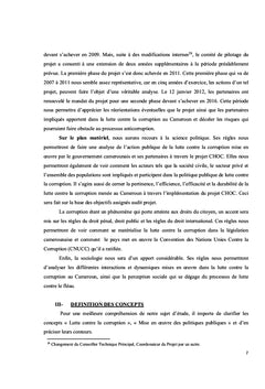 Le projet Changer d'Habitudes, s'Opposer à la Corruption au Cameroun