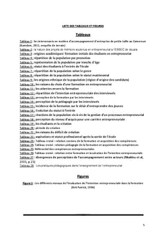 Ingénierie de la formation à l'entrepreneuriat en milieu universitaire