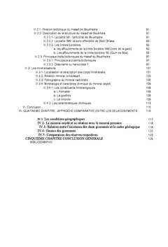 Les gisements de fer au NE Algérien en contexte géologique différent