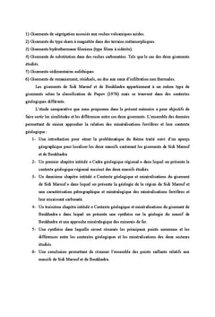 Les gisements de fer au NE Algérien en contexte géologique différent