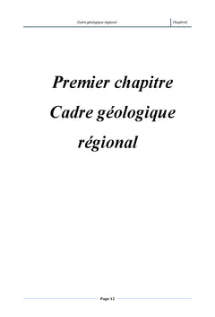 Les gisements de fer au NE Algérien en contexte géologique différent