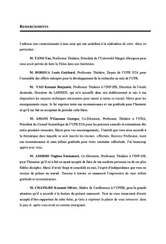 Etude comparative de sechage Solaire et Microonde des feves de cacao