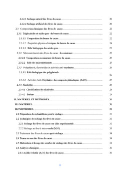 Etude comparative de sechage Solaire et Microonde des feves de cacao