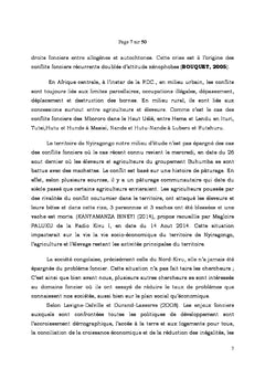 Conflits fonciers et leur impact sur la production agricole