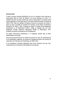 Gestion des ressources en eau au Togo