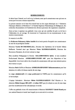 Évaluation des risques de Contamination des Hydrocarbures et actions
