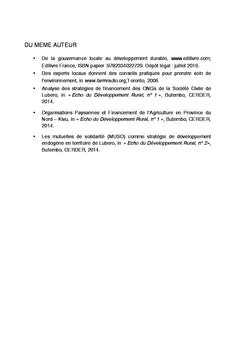 La mise en perspective des prescriptions du GIEC en RD Congo