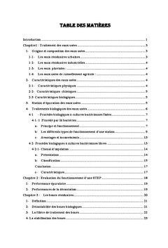 Comparaison des deux processus d'épuration des eaux usées