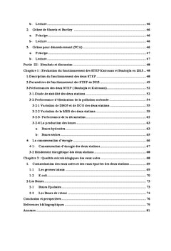 Comparaison des deux processus d'épuration des eaux usées