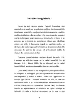 Capital immatériel et performance à l'export
