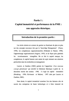 Capital immatériel et performance à l'export