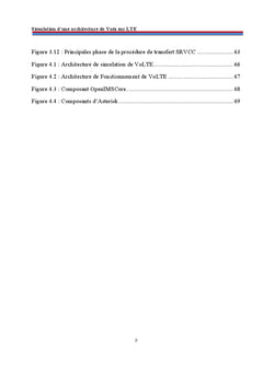 Simulation d'une architecture de Voix sur LTE