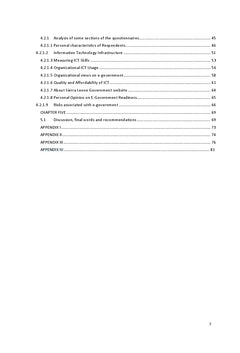 Accessing e-goverment risks, readiness and initiatives in Sierra Leone