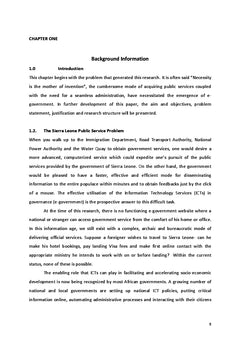 Accessing e-goverment risks, readiness and initiatives in Sierra Leone