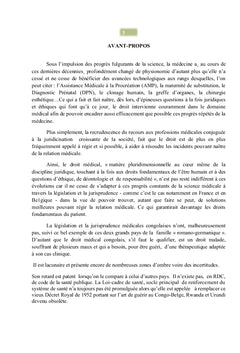 Droit medical congolais