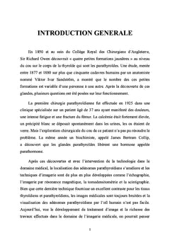 Interet de la scintigraphie parathyroïdienne de soustraction