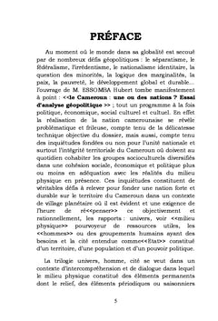 Le Cameroun: Une ou des Nations ? essai d' analyse geopolitique