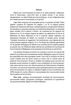 Politique environnementale de Madagascar : entre conflits d'intérêts