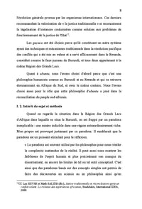 Médiation et valeurs culturelles dans la Région des Grands Lacs