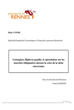 Contagion, flight-to-quality