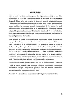 Strategie produit adaptee au cycle de vie de la clientele bancaire