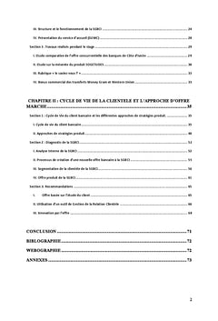 Strategie produit adaptee au cycle de vie de la clientele bancaire