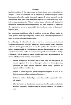 Strategie produit adaptee au cycle de vie de la clientele bancaire