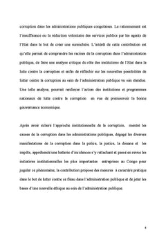 La corruption au Congo Brazzaville, les institutions inefficaces