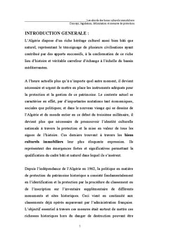 Les abords des biens culturels immobiliers