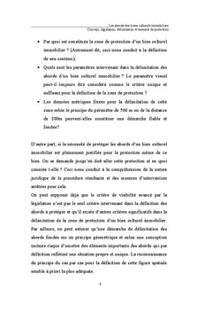 Les abords des biens culturels immobiliers