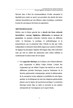 Les abords des biens culturels immobiliers