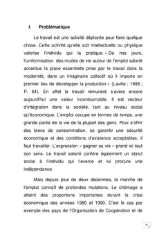 Vécu psychosociologique du chômage
