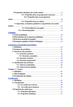Cours de Biochimie