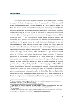 L'instrumentalisation du label « Capitale europeenne de la culture »