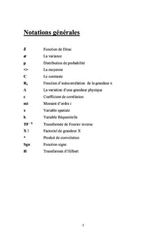 Analyse des images en Métrologie optique par Hilbert Huang Transform