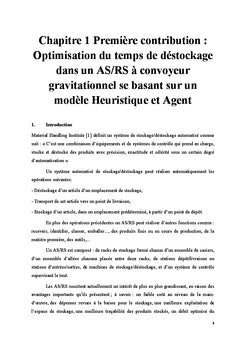 Pilotage des systèmes automatisés de stockage et déstockage