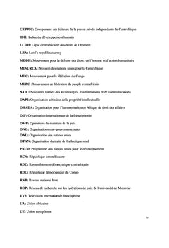 La Francophonie dans la promotion de la sécurité humaine en Afrique