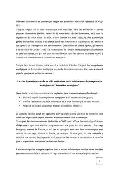 Le rôle modérateur de la crise économique dans le contexte Tunisien