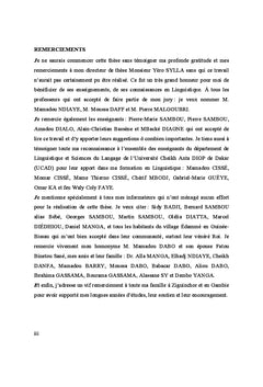 Description édammé:langue atl.jóola du nord-ouest de la Guinée-Bissau