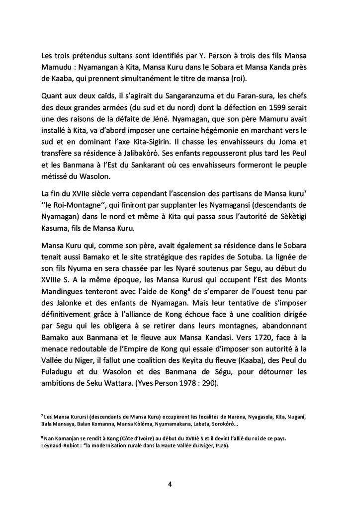 Pages d'histoire du Manden