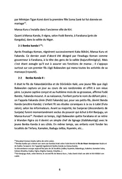 Pages d'histoire du Manden