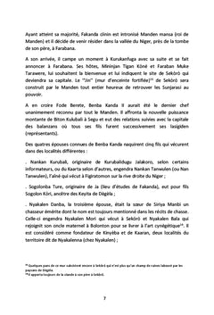 Pages d'histoire du Manden