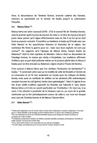 Pages d'histoire du Manden