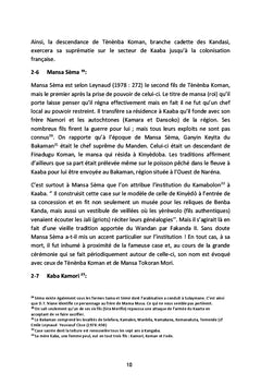 Pages d'histoire du Manden