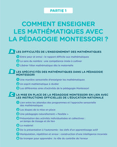 Les mathématiques en pédagogie Montessori de la PS à la GS