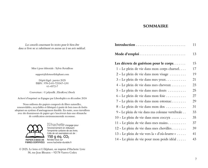 Décrets de guérison