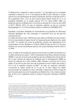 Sécurité foncière et rendement agricole au Burkina Faso: