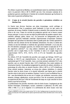 Sécurité foncière et rendement agricole au Burkina Faso: