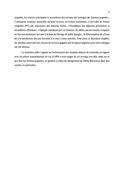 Femme pygmée face à la contribution aux revenus de ménage